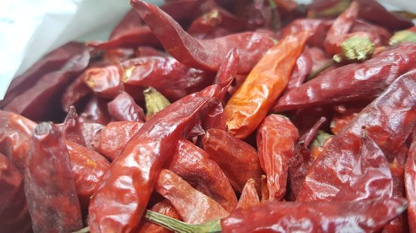 Dried Long Chilli with stem
